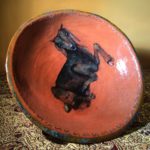 Goat bowl with foot.